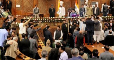 Chaos Erupts in J&K Assembly Over Article 370 Resolution