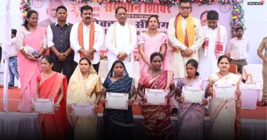 सीतागांव समाधान शिविर में पहुँचे मुख्यमंत्री विष्णु देव साय, विकास कार्यों की दी सौगात, 97% आवेदनों का हुआ निराकरण