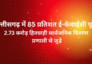 छत्तीसगढ़ में 85 प्रतिशत ई-केवाईसी पूर्ण, 2.73 करोड़ हितग्राही सार्वजनिक वितरण प्रणाली से जुड़े