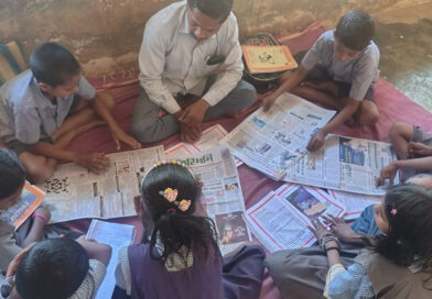 पीपरडांड प्राथमिक शाला में अखबार वाचन की शुरुआत, प्रार्थना सभा बनी जागरूकता की पाठशाला