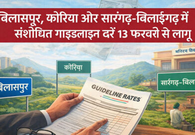 बिलासपुर, कोरिया और सारंगढ़-बिलाईगढ़ में संशोधित गाइडलाइन दरें 13 फरवरी से लागू