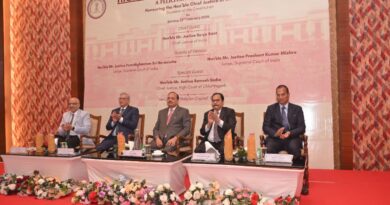 रायपुर में मुख्य न्यायाधीश सूर्यकांत के सम्मान में छत्तीसगढ़ हाईकोर्ट का गरिमामय समारोह