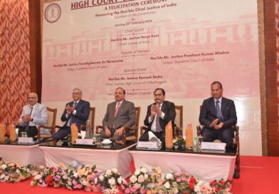 रायपुर में मुख्य न्यायाधीश सूर्यकांत के सम्मान में छत्तीसगढ़ हाईकोर्ट का गरिमामय समारोह