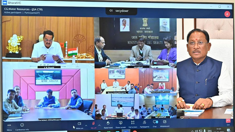 राज्य सरकार जल संरक्षण को जनआंदोलन का स्वरूप देने के लिए प्रतिबद्ध – मुख्यमंत्री साय