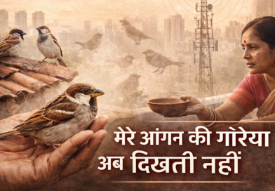 मेरे आंगन की गौरैया अब दिखती नहीं