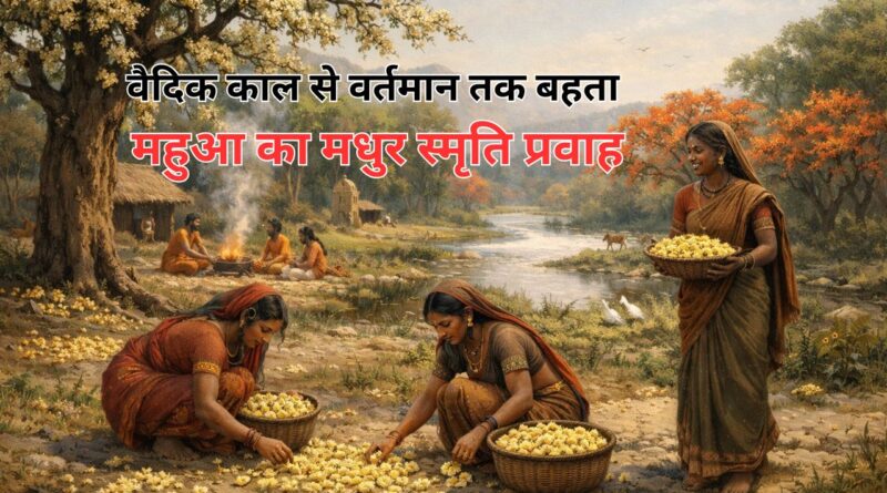 लोकसंस्कृति में प्रवाहित होता महुआ का मधुर स्मृति प्रवाह
