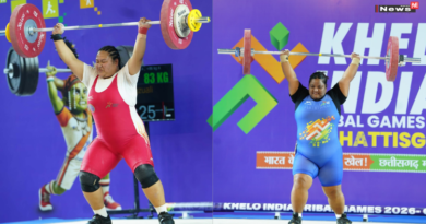 खेलो इंडिया ट्राइबल गेम्स 2026: महिला 86+ किग्रा वेटलिफ्टिंग में मिजोरम की ज़ोसांगज़ुआली का स्वर्ण पर कब्जा