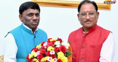 मुख्यमंत्री विष्णुदेव साय से गोवा के मंत्री रमेश तावड़कर की मुलाकात, खेल और जनजातीय विकास पर चर्चा