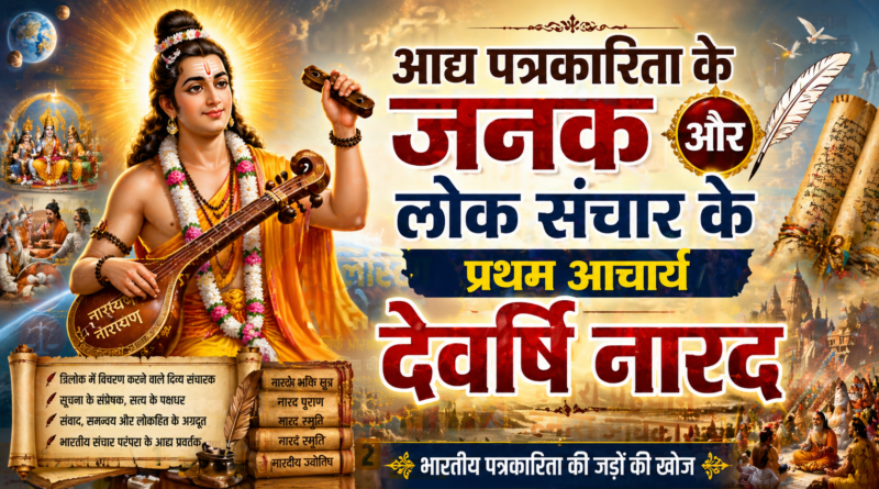 आद्य पत्रकारिता के जनक और लोक संचार के प्रथम आचार्य देवर्षि नारद