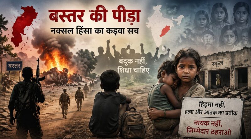 बस्तर के बच्चों को अनाथ करने वाले राक्षसों को नायक बताना बंद करो!