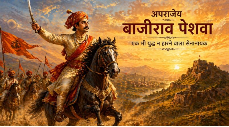 एक भी युद्ध न हारने वाला सेनानायक अपराजेय बाजीराव