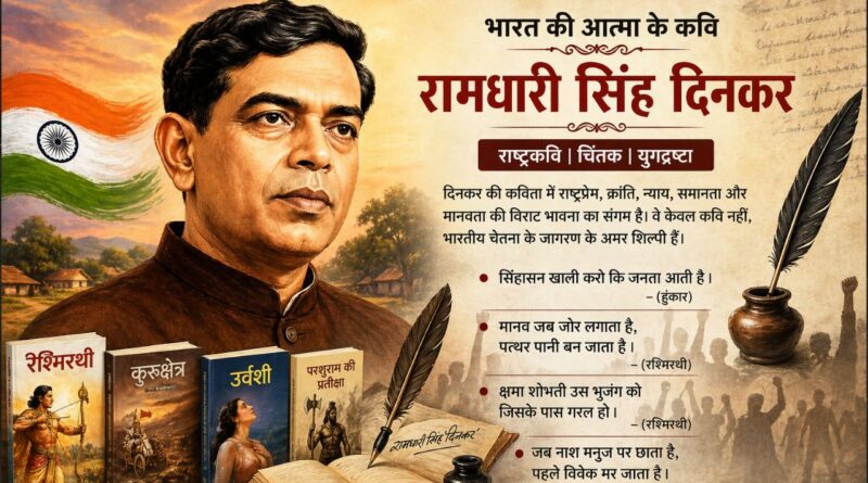 भारत की आत्मा के कवि: रामधारी सिंह दिनकर