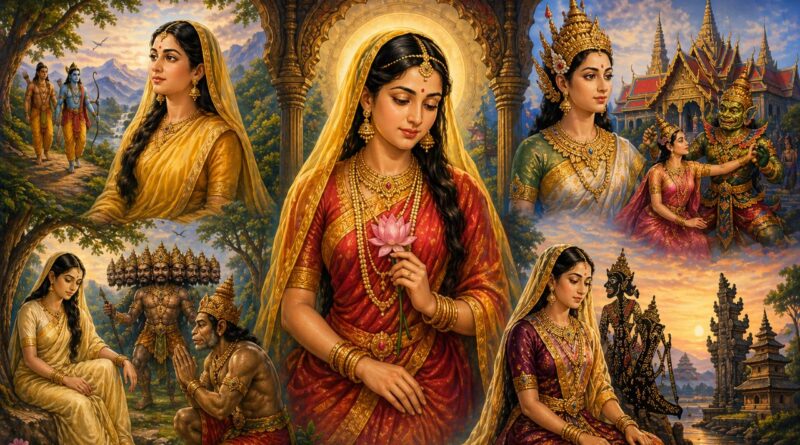 भारतीय और दक्षिण-पूर्व एशियाई रामायणों में सीता जी