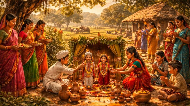 छत्तीसगढ़ की कृषि परंपरा और सामाजिक समरसता का उत्सव :  अक्ति तिहार