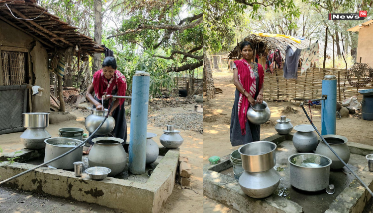 नक्सल प्रभावित लखापाल में विकास की धार: हर घर पहुंचा शुद्ध पेयजल, बदली गांव की तस्वीर