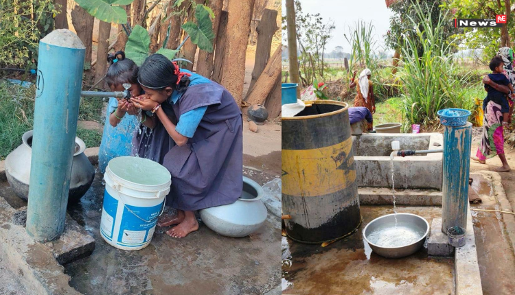 नक्सल प्रभावित हेटारकसा में विकास की नई तस्वीर, हर घर पहुंचा नल-जल