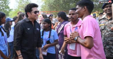 बस्तर पहुंचे सचिन तेंदुलकर, खेलों के जरिए बदलाव की नई तस्वीर उभरी