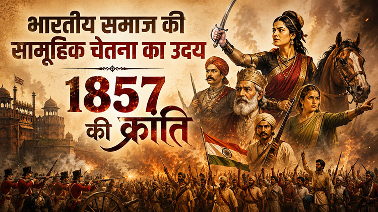 भारतीय समाज की सामूहिक चेतना का उदय  : 1857 की क्रांति