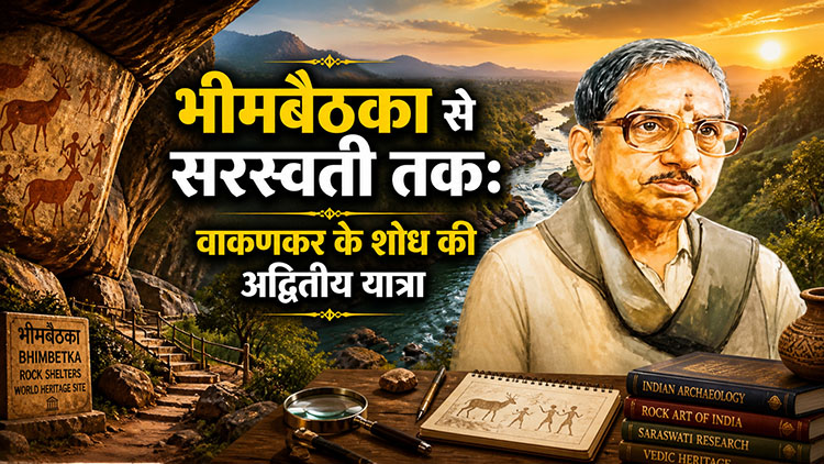 भीमबैठका से सरस्वती तक: वाकणकर के शोध की अद्वितीय यात्रा