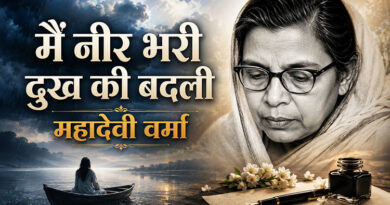 मैं नीर भरी दुख की बदली