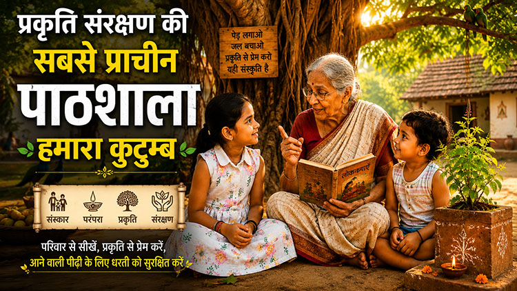 प्रकृति संरक्षण की प्राचीन पाठशाला है हमारा कुटुम्ब